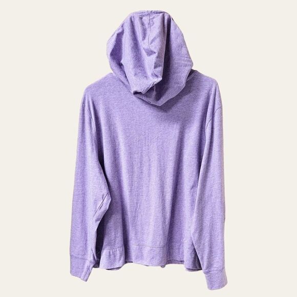 IDEOLOGY Women's Plus Size Purple Hooded Light Jacket. - Picture 6 of 12